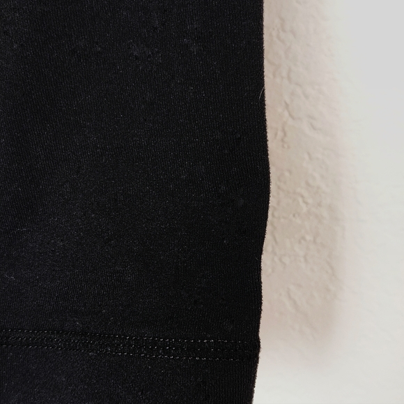 LULULEMON Black w/ Red Groove Space Dye Waistband Crop Straight Leg Pants, Sz 6 - Picture 5 of 7